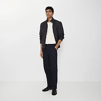 Cotton Twill Chinos in Navy - Men | Burberry® Official