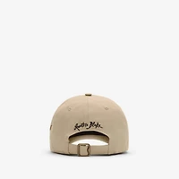 Feather Embroidered Cotton Baseball Cap in Saltmarsh beige - Men | Burberry® Official