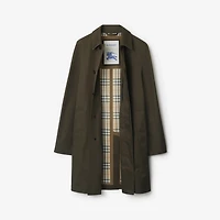 Mid-length Bonded Gabardine Car Coat in Juniper green - Men | Burberry® Official