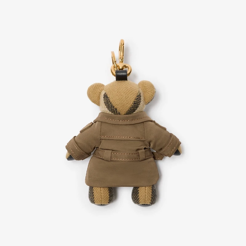 Thomas Bear Charm in Juniper green - Women | Burberry® Official