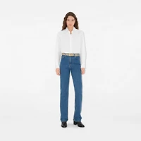 Check Belt in Archive beige/gold - Women | Burberry® Official