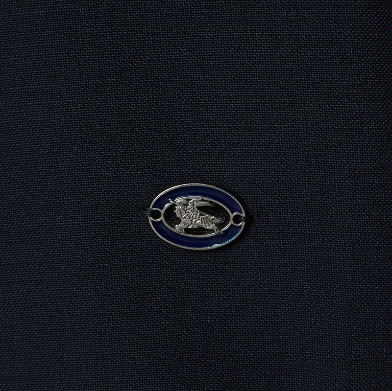 Wool Mohair Tailored Jacket in Navy - Men | Burberry® Official