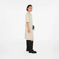 Cotton Blend Shirt Dress in Calico - Women | Burberry® Official