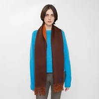 Reversible Cashmere Scarf in Treacle/brick | Burberry® Official