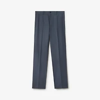 Cotton Chinos in Magnet - Men | Burberry® Official
