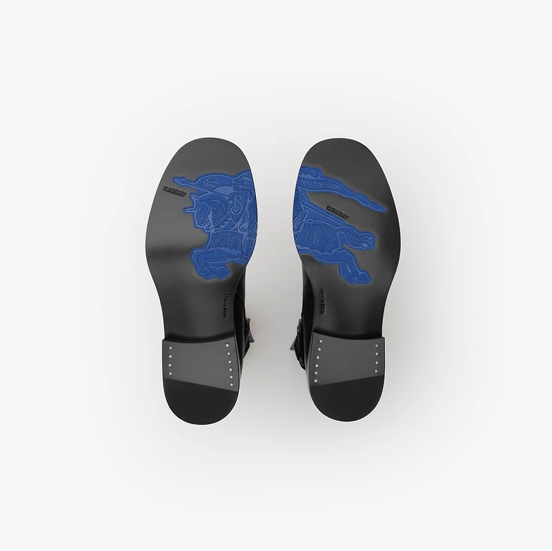 Leather Ledger Jodphur Boots​​ in Black - Women | Burberry® Official