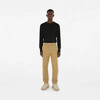 Cotton Chinos in Spelt - Men | Burberry® Official