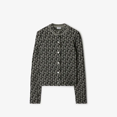 B Charm Wool Blend Jacket in Black - Women, Nylon | Burberry® Official