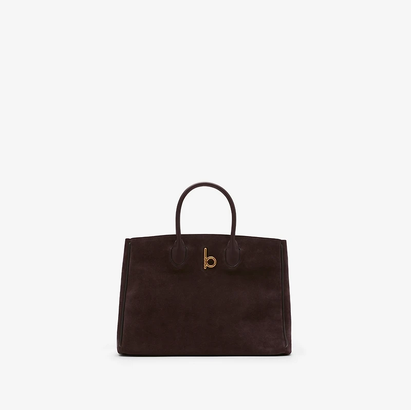 Small Rocking Horse Tote​ in Dark brown - Women | Burberry® Official