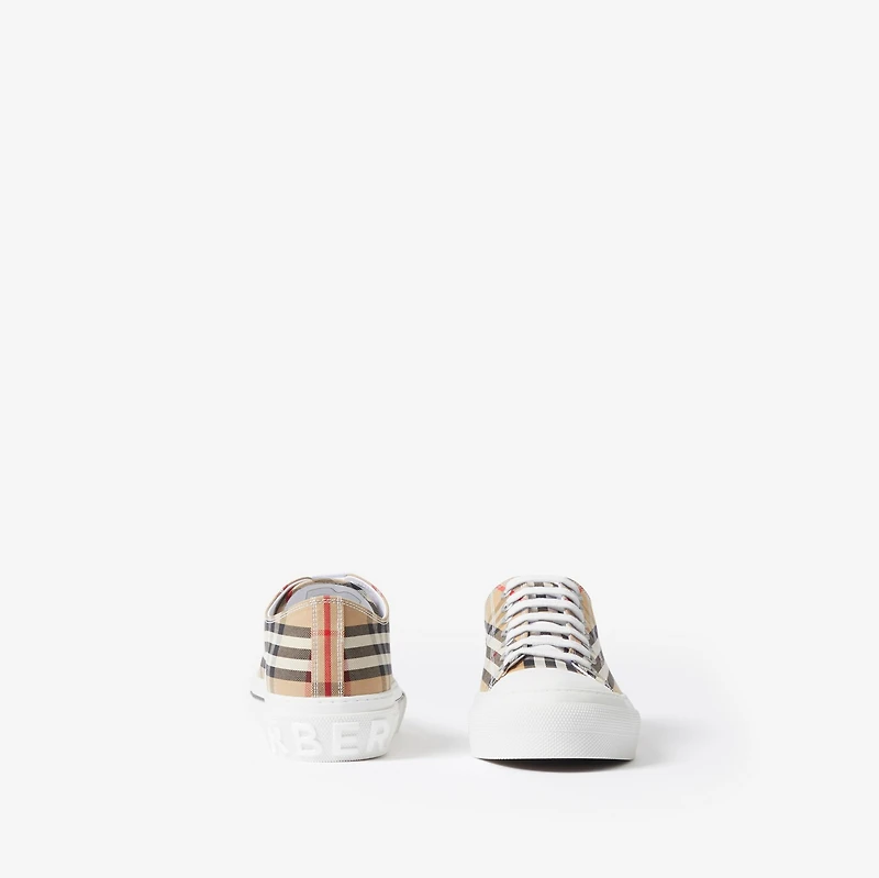 Check Sneakers in Archive beige - Men | Burberry® Official