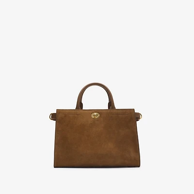 Small Cotswolds Tote in Hazel brown - Women | Burberry® Official