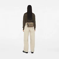 Top Handle Note Bag in Archive beige/military - Women | Burberry® Official