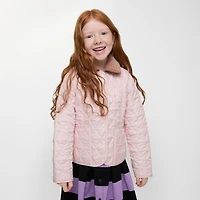 Quilted Barn Jacket in Light pink | Burberry® Official