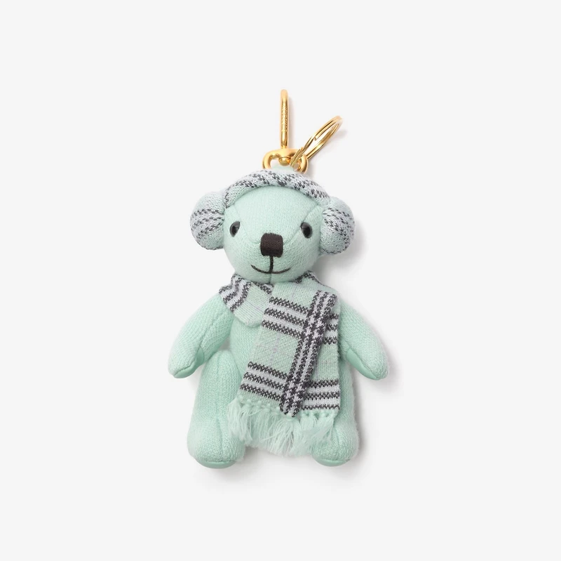 Thomas Bear Charm in Seafoam green - Women | Burberry® Official