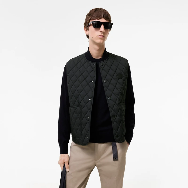 Quilted Nylon Gilet in Black - Men | Burberry® Official