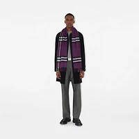 Check Cashmere Scarf in Pansy | Burberry® Official