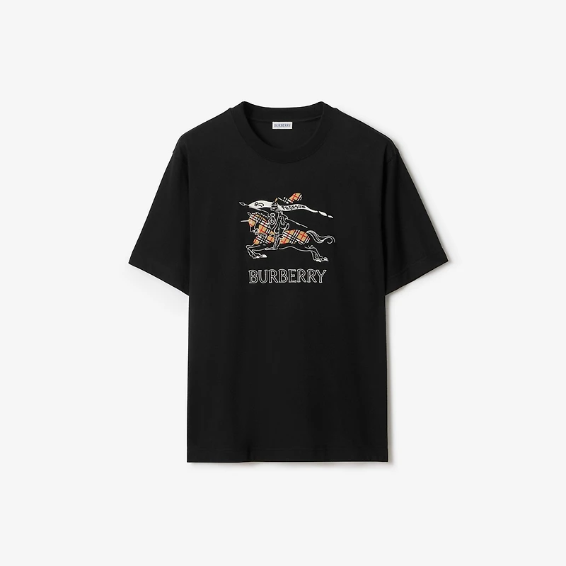 EKD Sketch Cotton T-shirt in Black - Men | Burberry® Official