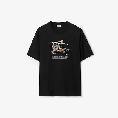 EKD Sketch Cotton T-shirt in Black - Men | Burberry® Official