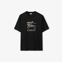 EKD Sketch Cotton T-shirt in Black - Men | Burberry® Official