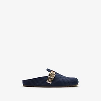 Check Denim Urchin Clogs in Navy - Men | Burberry® Official