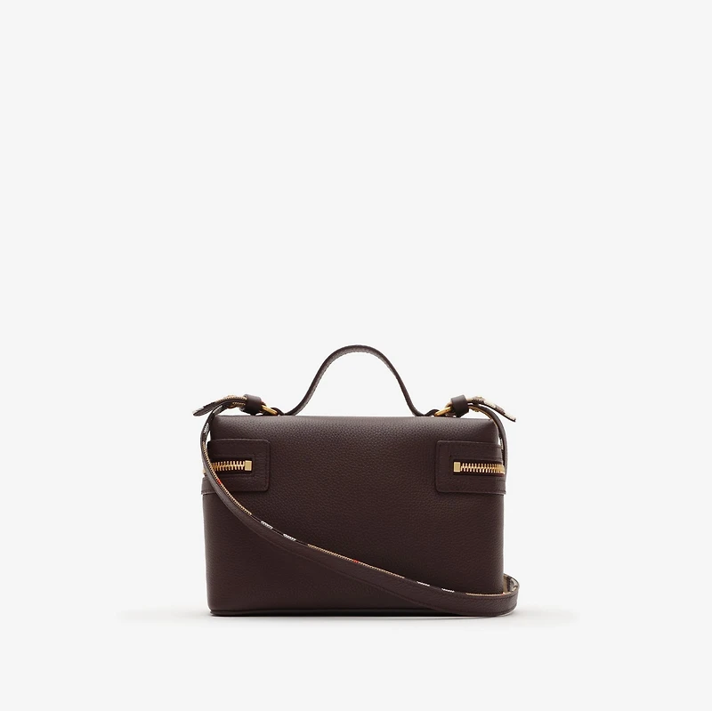 Bloomsbury Vanity Bag in Peat brown/sand beige - Women, Leather | Burberry® Official