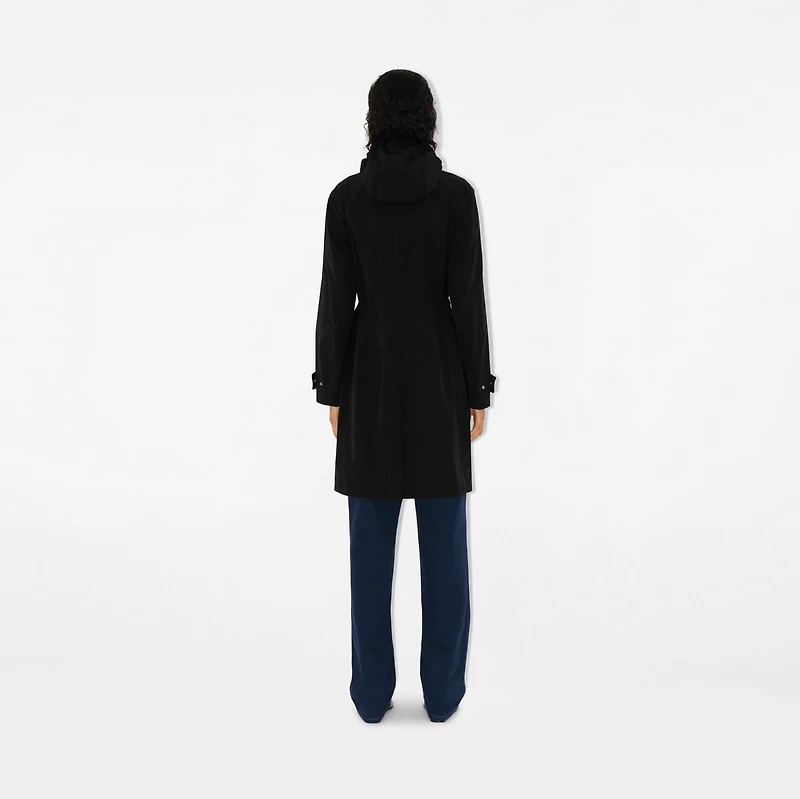 Nylon Cotton Parka in Black - Women | Burberry® Official