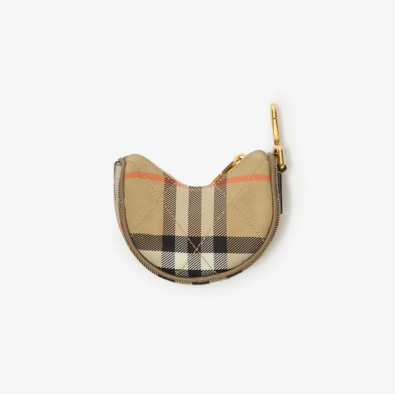 Horseshoe Crossbody Charm in Sand beige - Women, Nylon | Burberry® Official