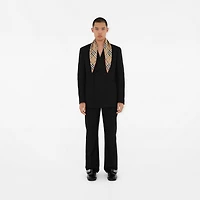 Check Silk Scarf in Sand | Burberry® Official