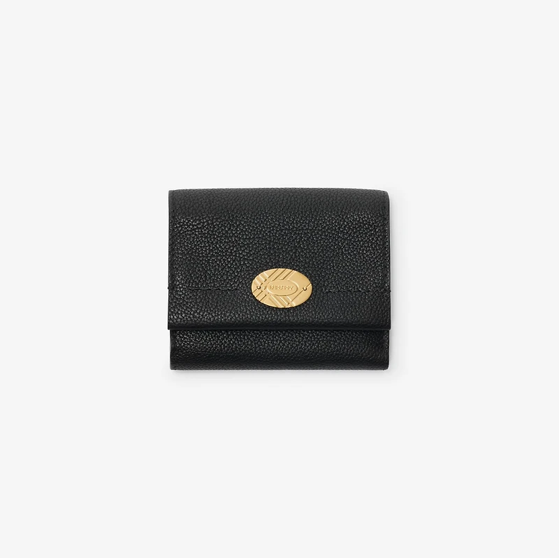 Cotswolds Wallet in Black - Women, Leather | Burberry® Official