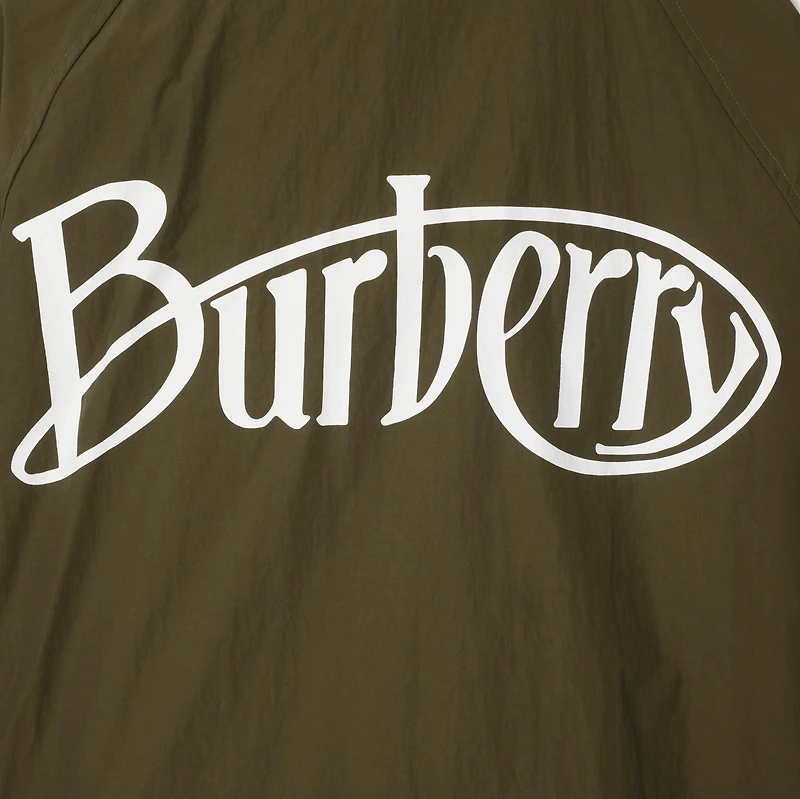 Nylon Cotton Jacket in Furrow - Men | Burberry® Official