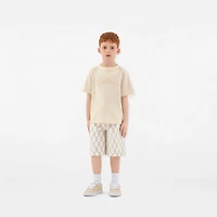 Checkerboard EKD Denim Shorts in Calico | Burberry® Official