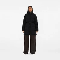 Nylon Puffer Coat in Black/snug - Women | Burberry® Official