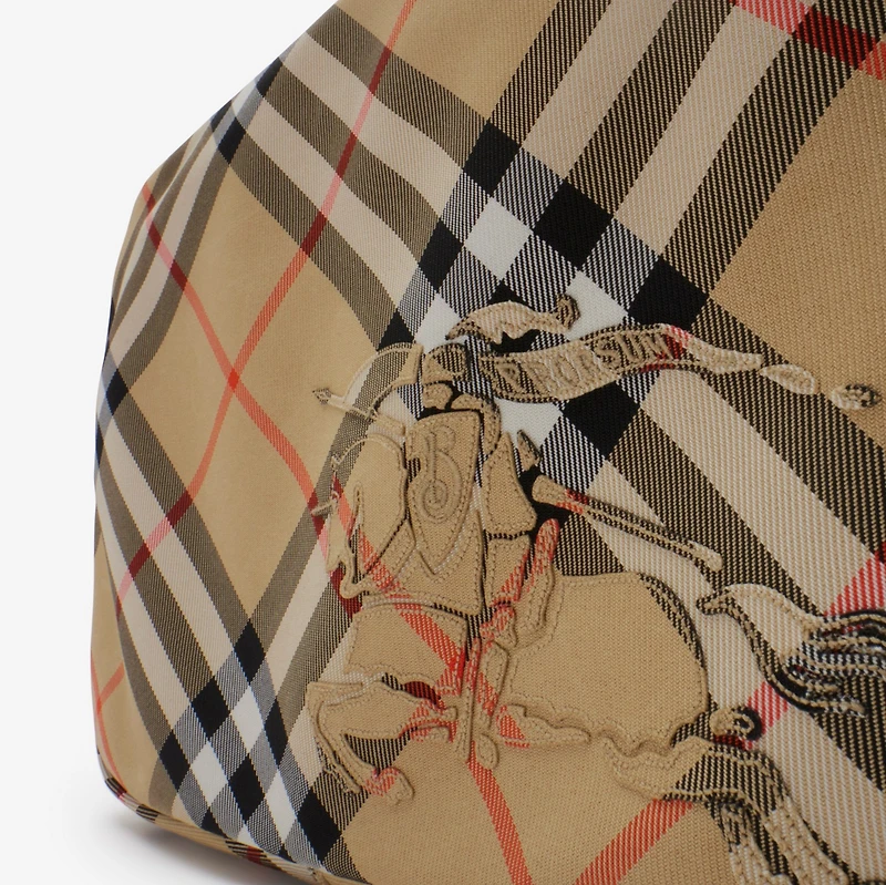Check Crossbody Bag​ in Sand - Men, Nylon | Burberry® Official