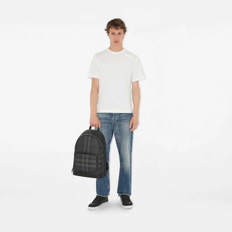 Rocco Backpack in Charcoal grey - Men, Cotton, Technical | Burberry® Official