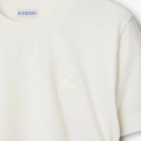 Festival Cotton T-shirt in Chalk - Women | Burberry® Official