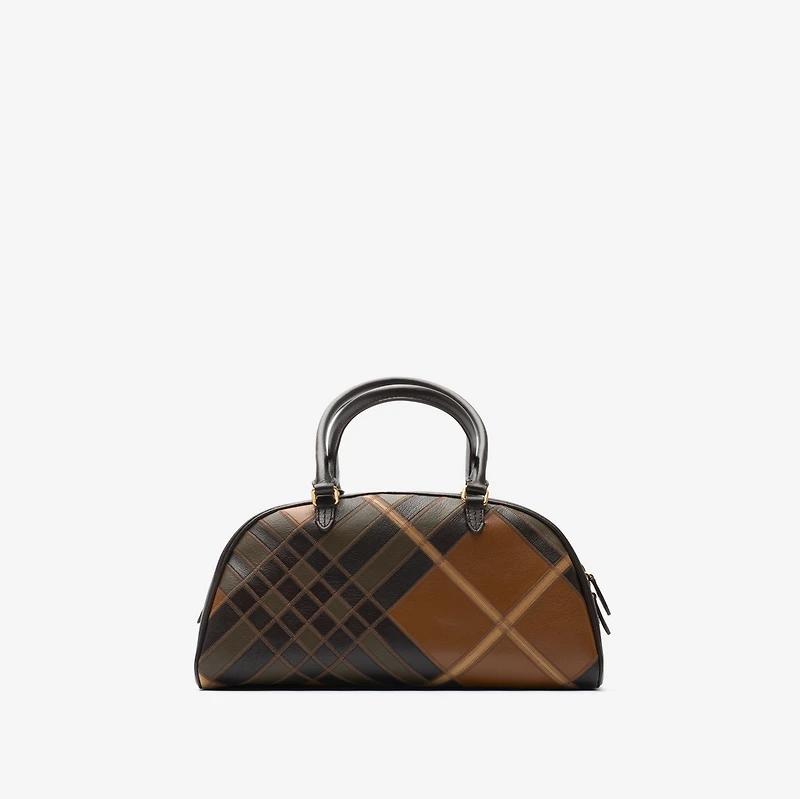 Medium Highlands Bowling Bag​ in Hazel brown - Women | Burberry® Official