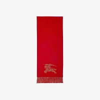 Reversible EKD Cashmere Scarf in Pillar/camel | Burberry® Official