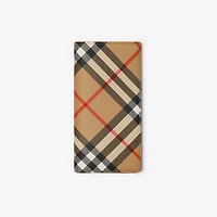 Check Continental Wallet in Sand - Men, Canvas | Burberry® Official