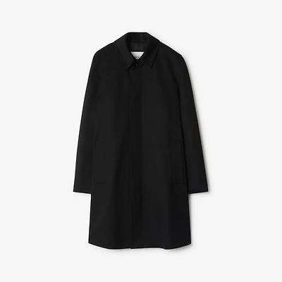 Mid-length Cashmere Car Coat in Black - Men | Burberry® Official
