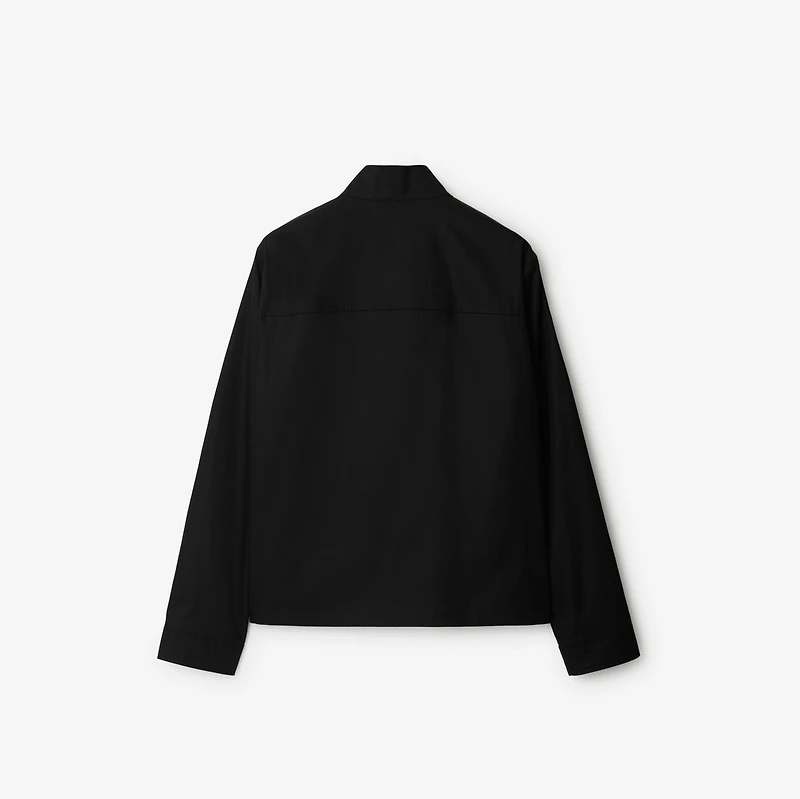 Cotton Harrington Jacket in Black - Men | Burberry® Official