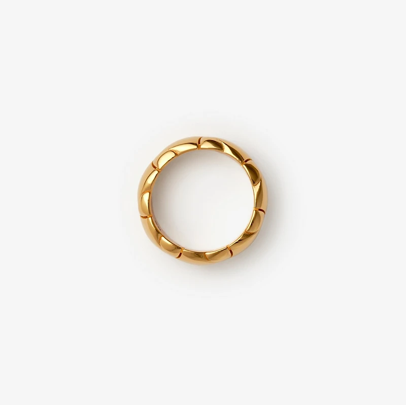 Shield Segment Ring in Gold - Women | Burberry® Official