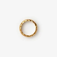 Shield Segment Ring in Gold - Women | Burberry® Official