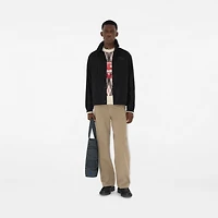 Knight Stamp Nylon Coach Jacket in Black - Men | Burberry® Official