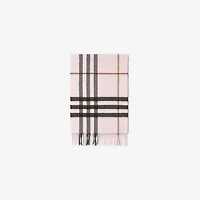 Check Cashmere Scarf in Pale candy pink | Burberry® Official