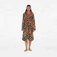 Check Cotton Robe in Sand | Burberry® Official