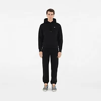 Knight Stamp Cotton Hoodie in Black - Men | Burberry® Official