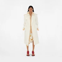 B Silk Shirt in Gold/white - Women | Burberry® Official