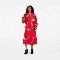 Leather London Shield High Heeled Loafers in Black - Women | Burberry® Official