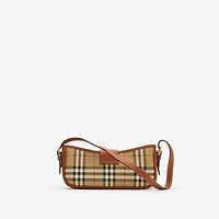 Check Sling Bag in Archive beige/briar brown - Women | Burberry® Official