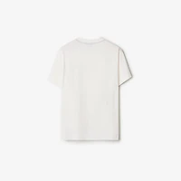 Cotton T-shirt in Salt white - Men | Burberry® Official